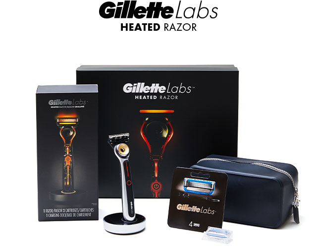 GILLETTE LABS: HEATED RAZOR for valentine’s day