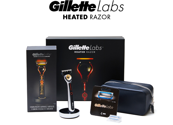 GILLETTE LABS: HEATED RAZOR for valentine’s day