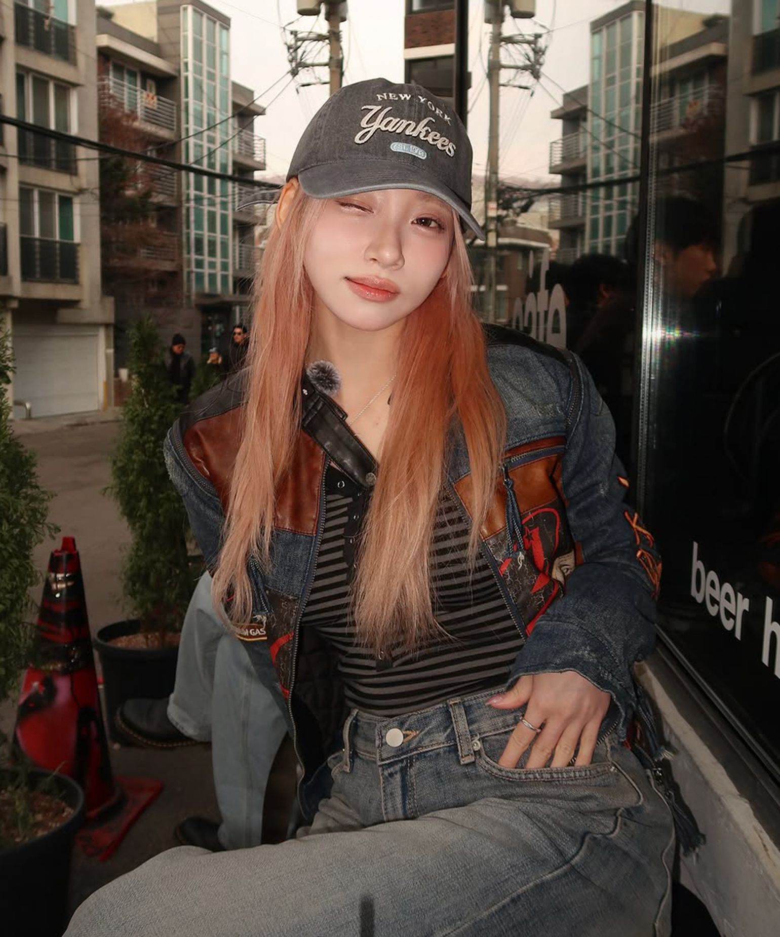 볼캡으로 
스타일 완성