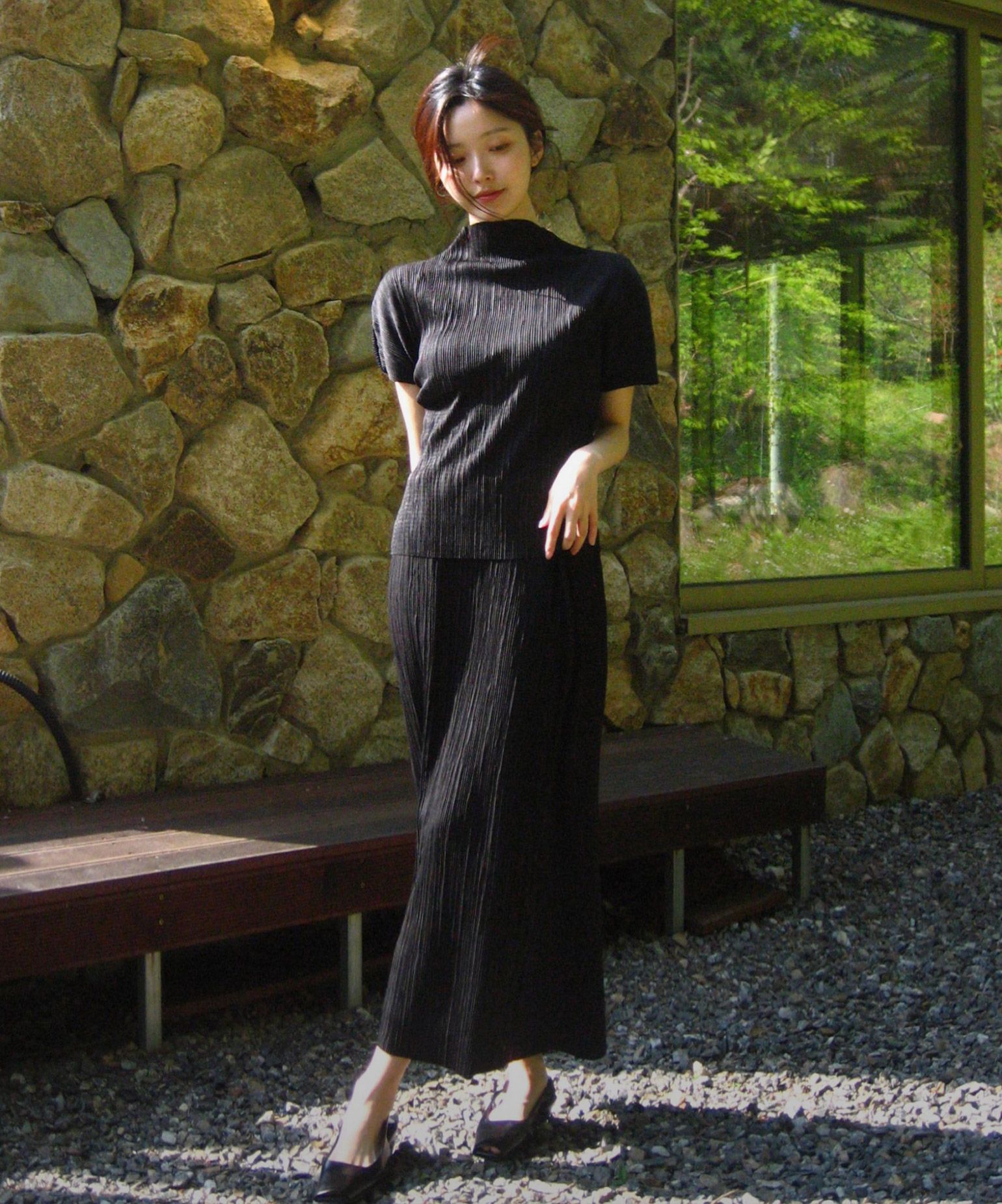 나희가 고른 플리츠 셋업