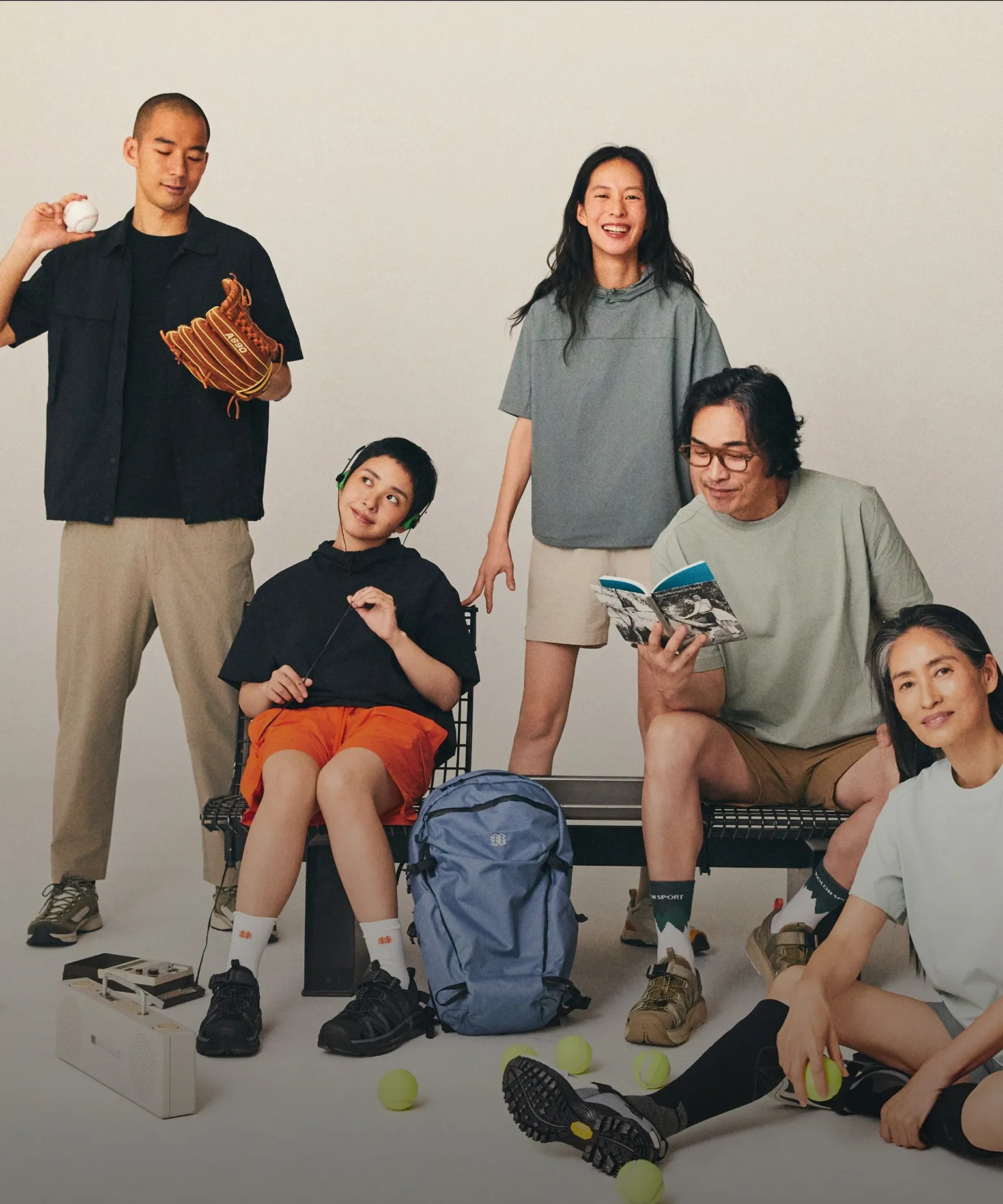 한 벌로 
손쉬운 스타일링