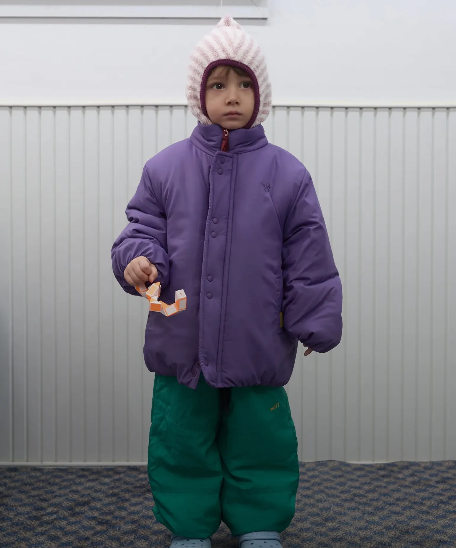 작은 겨울의 실루엣