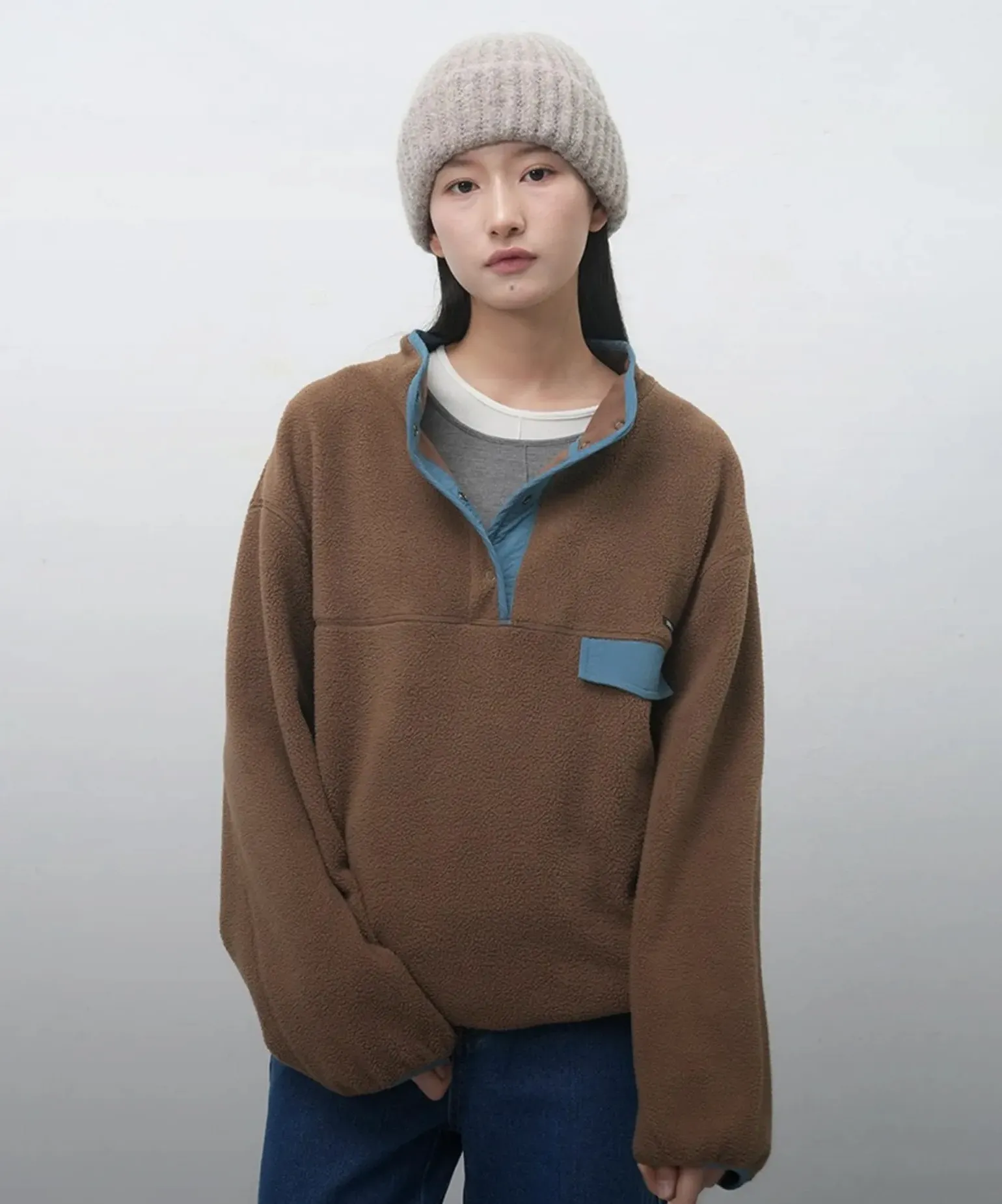 편안한 실루엣의 겨울