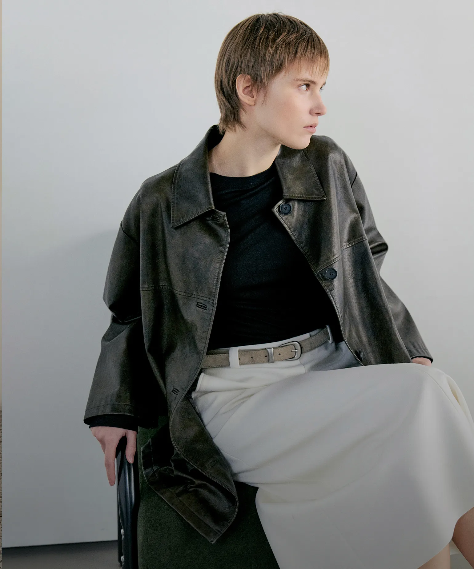 봄을 준비하는 실루엣