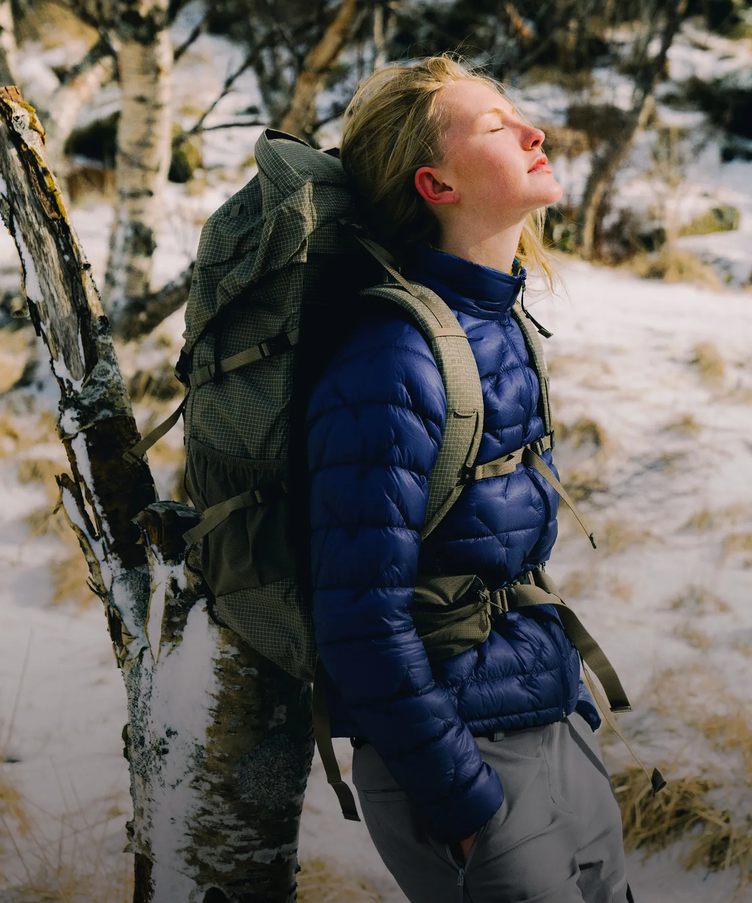 산은 아직 겨울