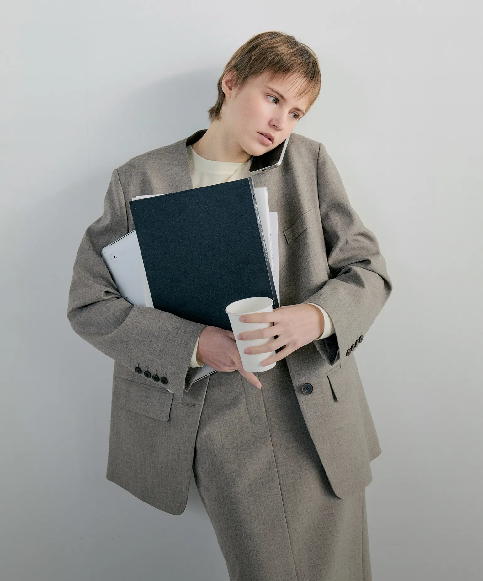 봄을 향한 아우터