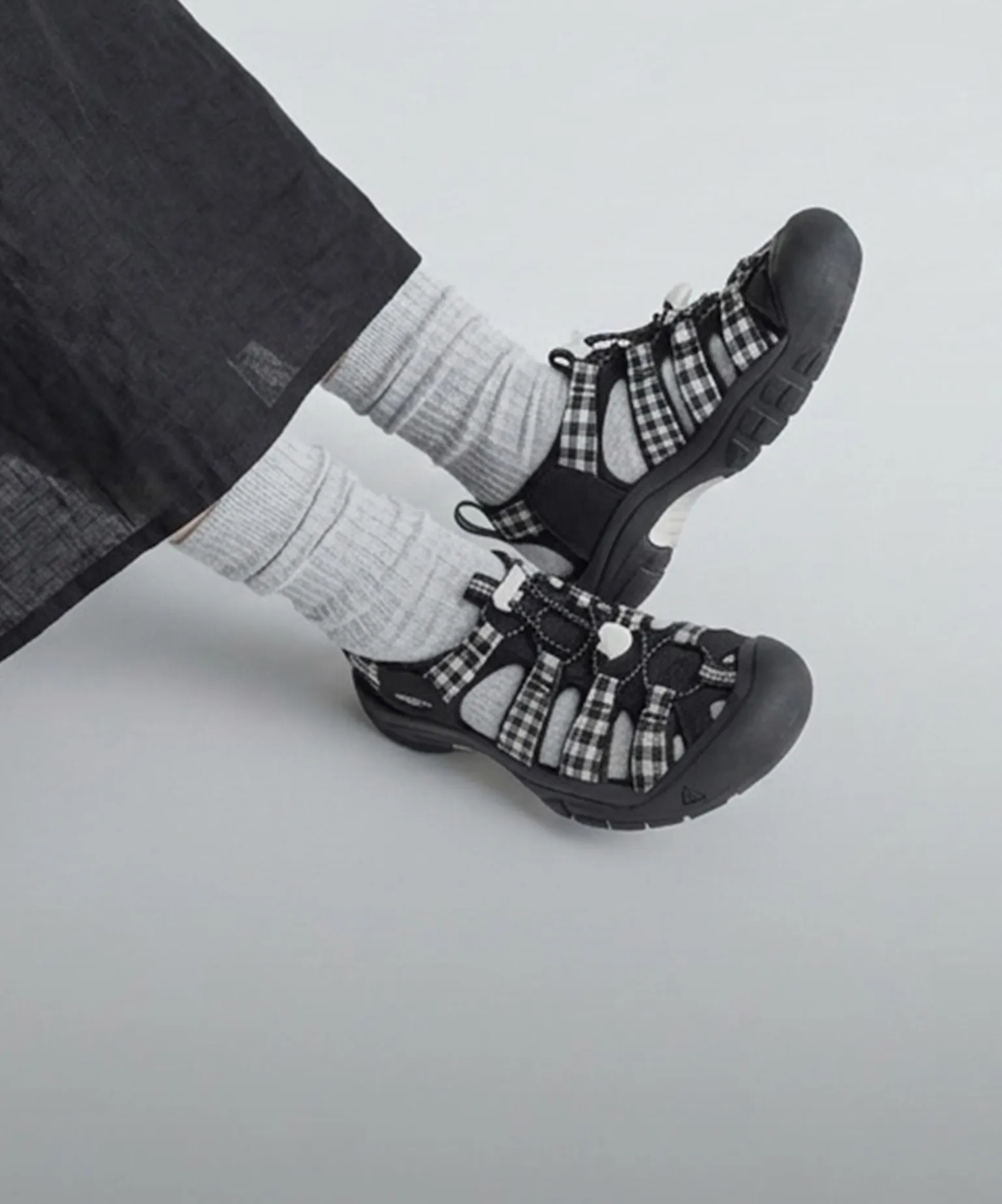 시선이 머무는
체크 패턴