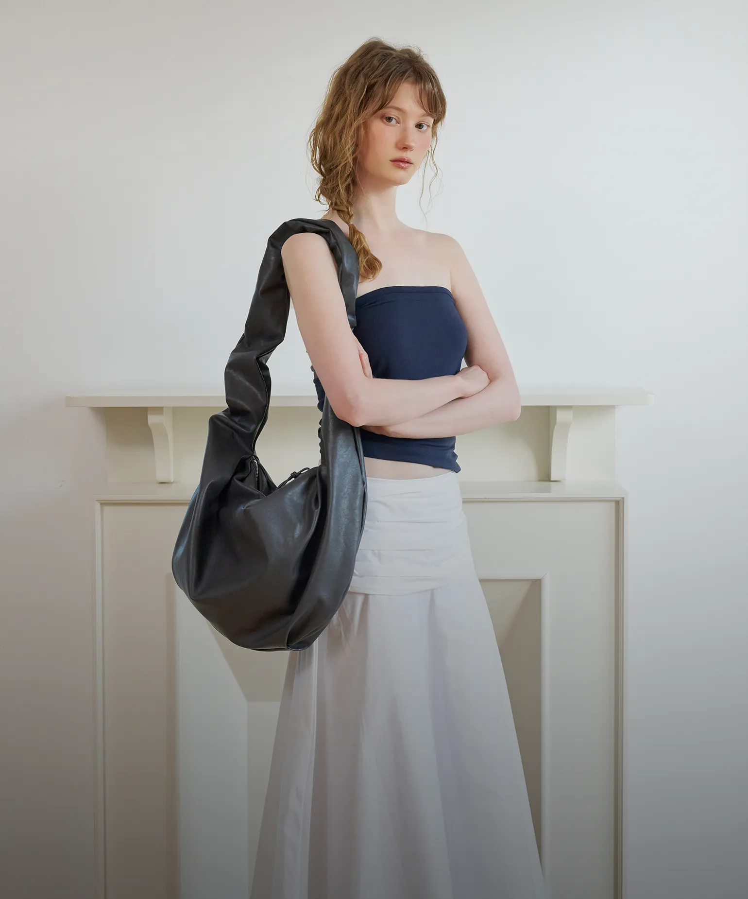 어깨에 걸치는
프렌치 무드