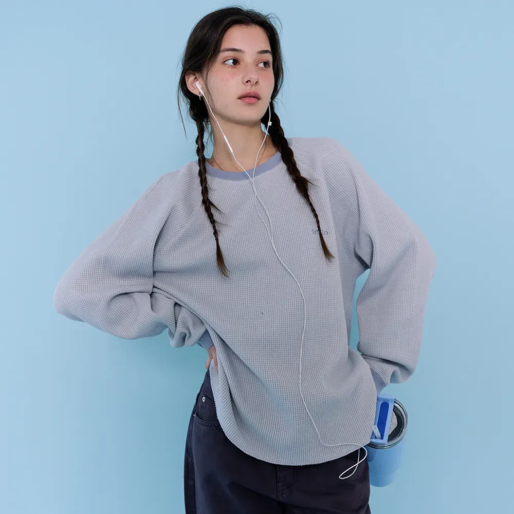 입체적인 와플 티셔츠