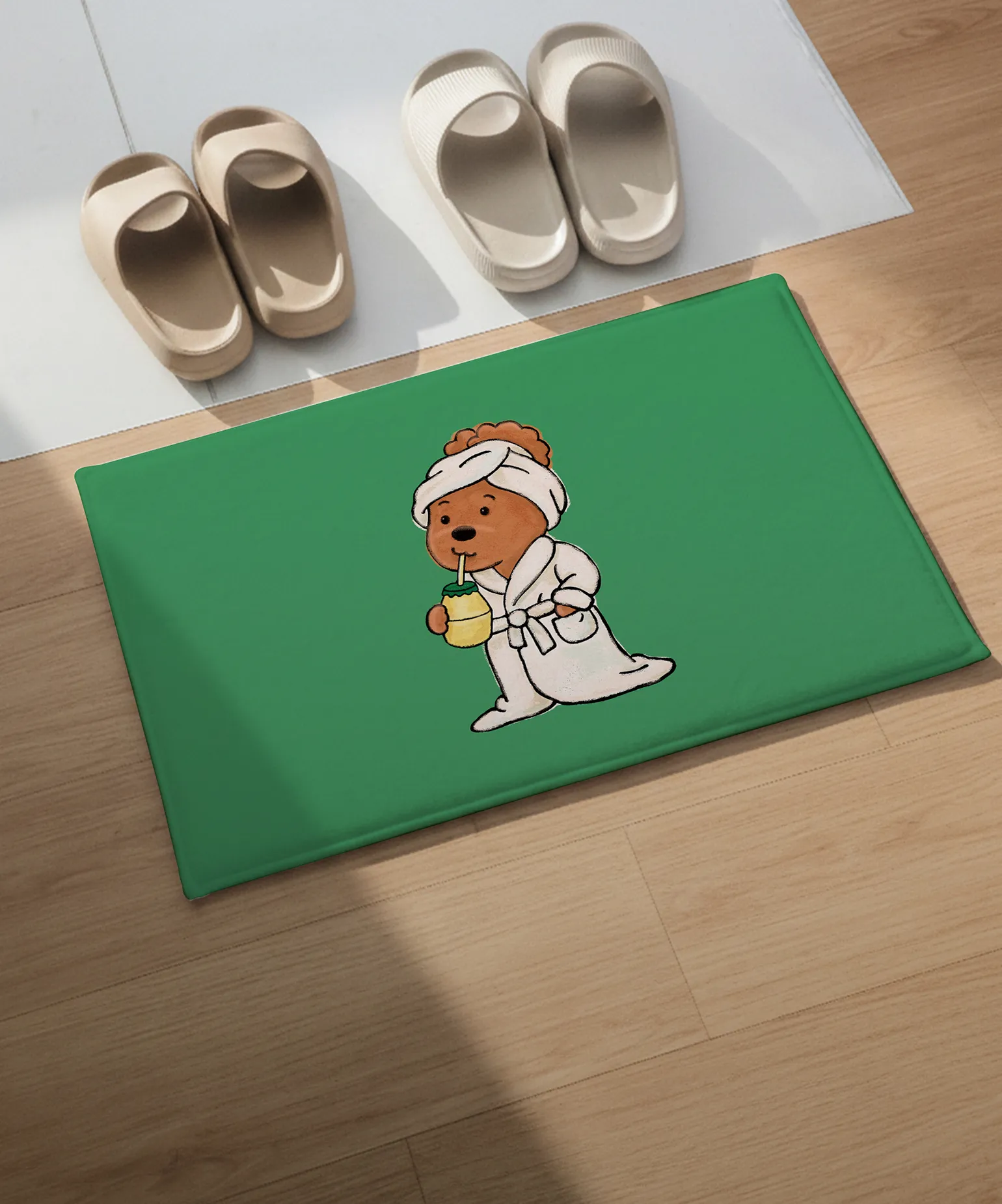 문 앞에 다가온 봄