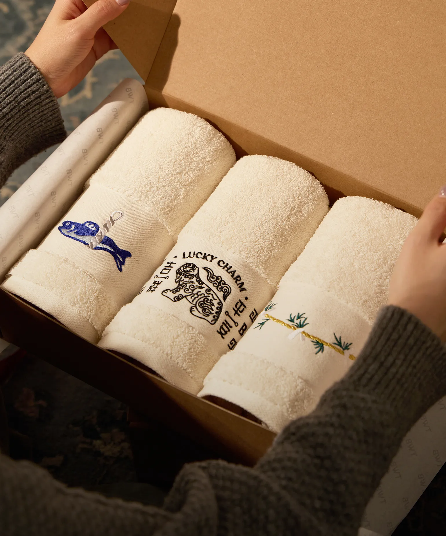 타월을 위한
작은 디테일