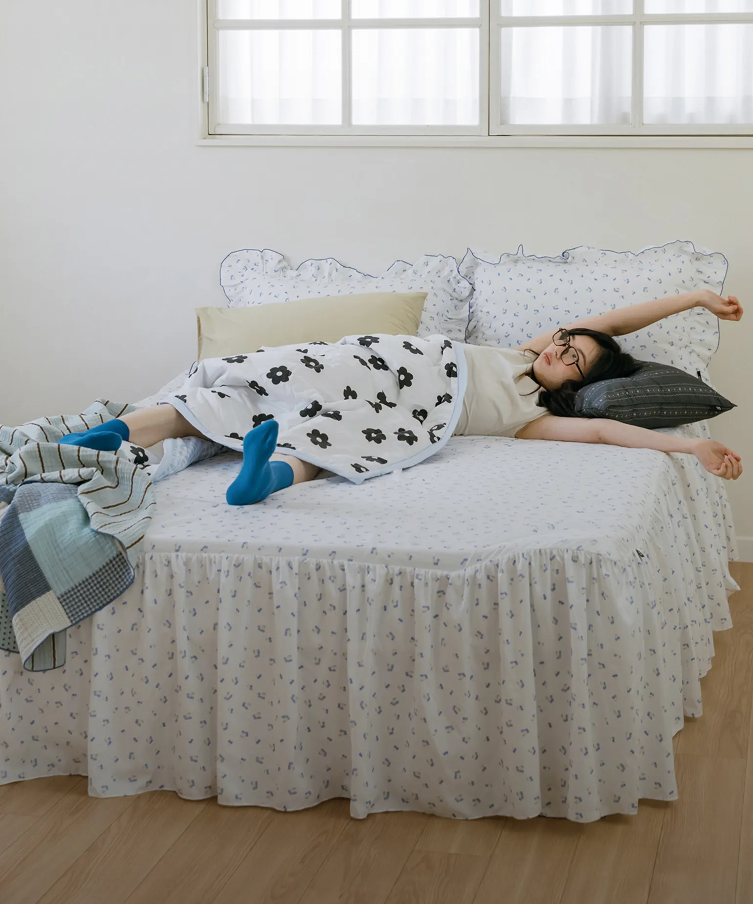 뒤척임을 줄일
냉감 침구