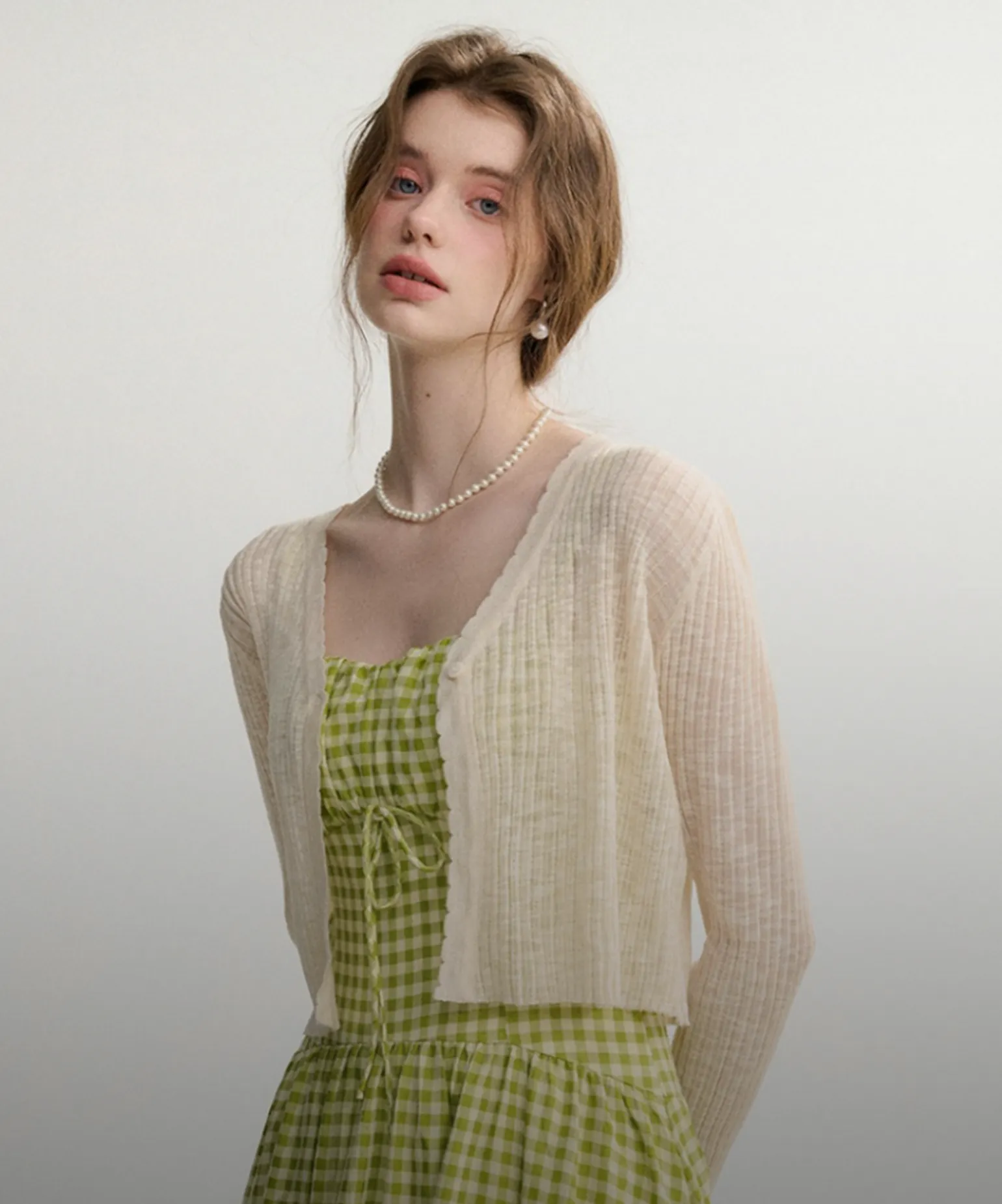 산뜻한 니트 카디건