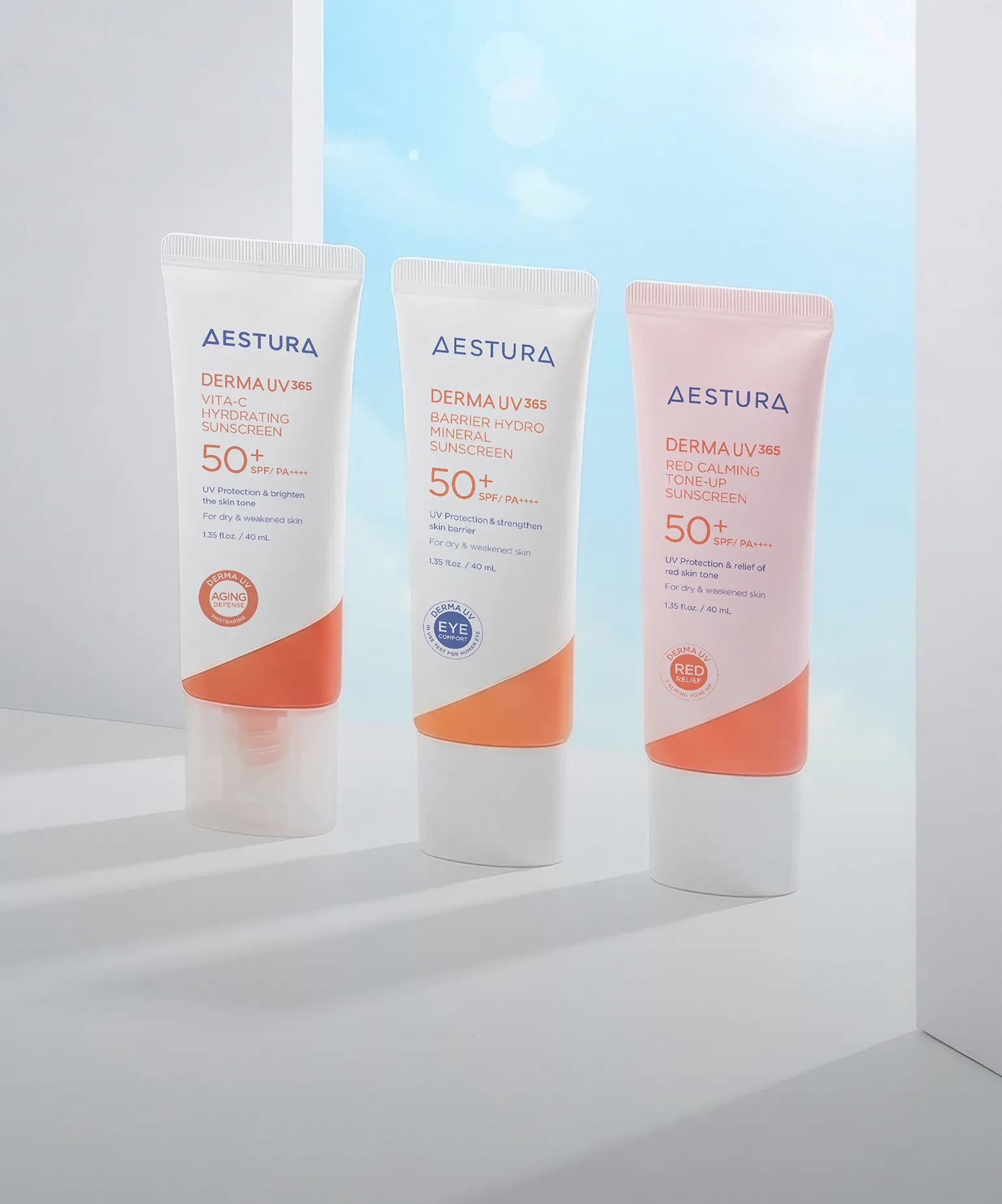 민감 피부를 위한
촉촉한 선케어