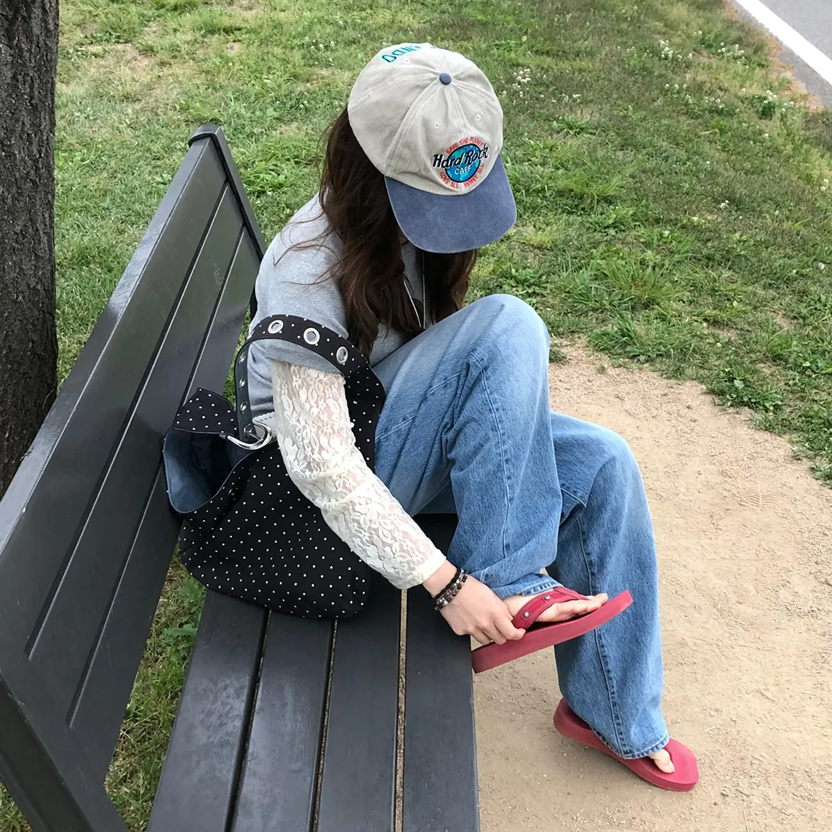 자유롭게 걷는
플립플랍