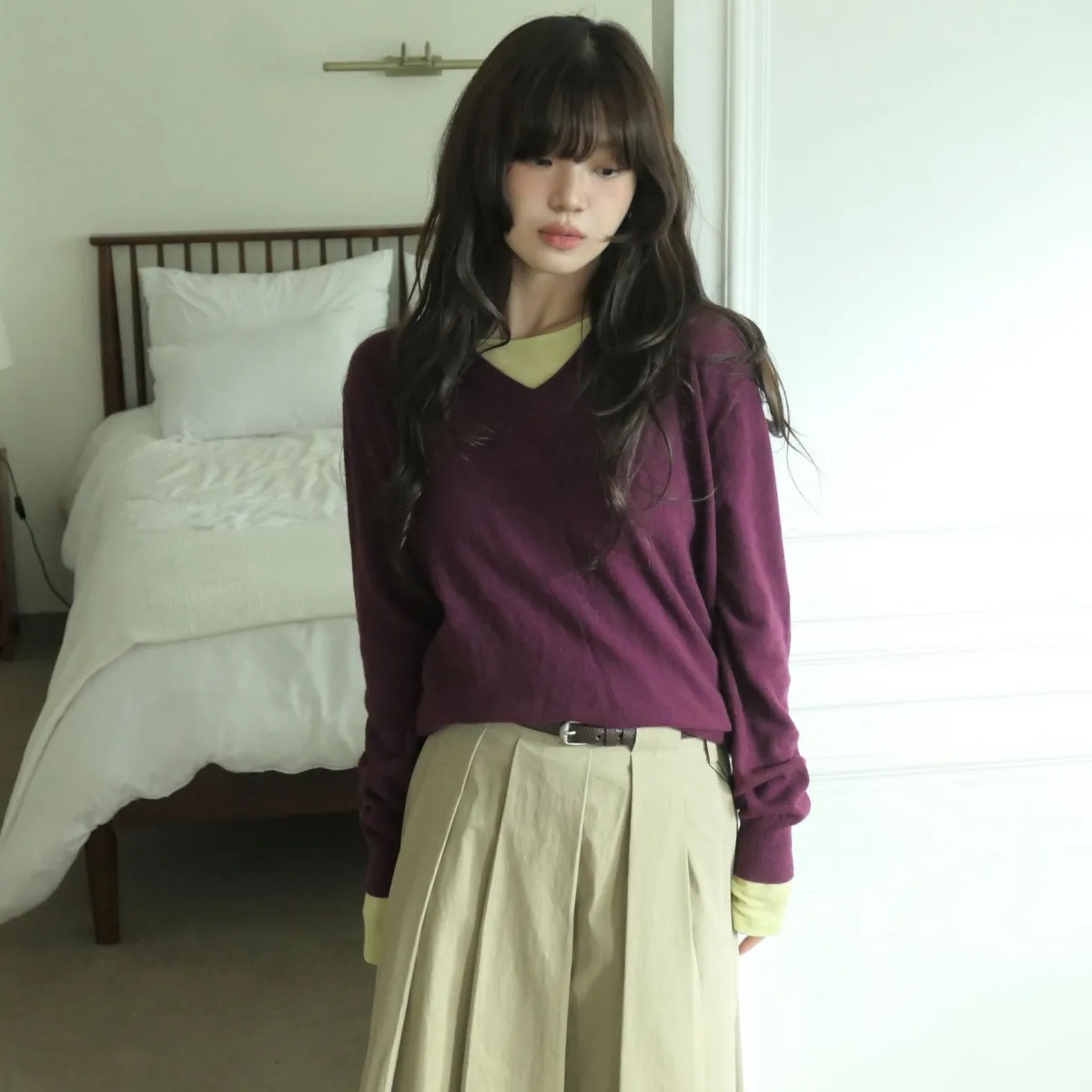 무게는 없이
온기만 남긴 니트
