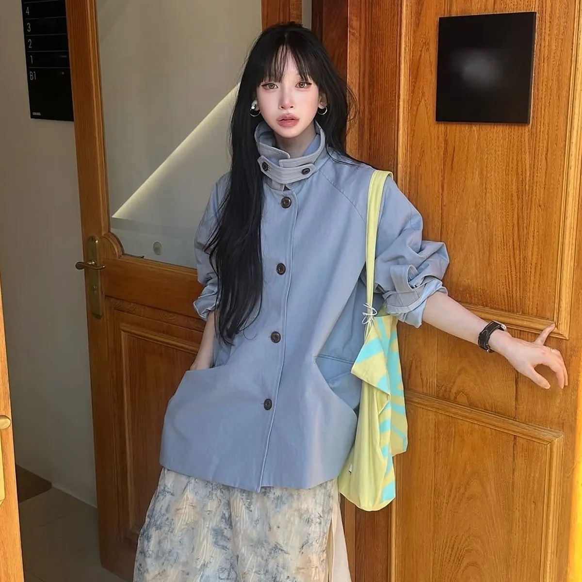 유누니가 
먼저 입어본 아우터