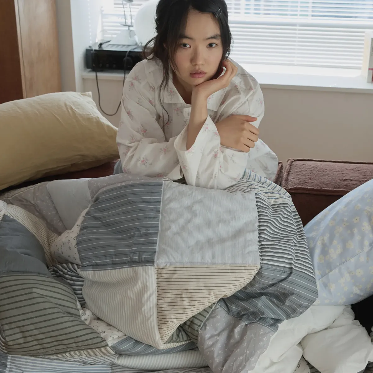 침실에 들인
사랑스러운 패턴