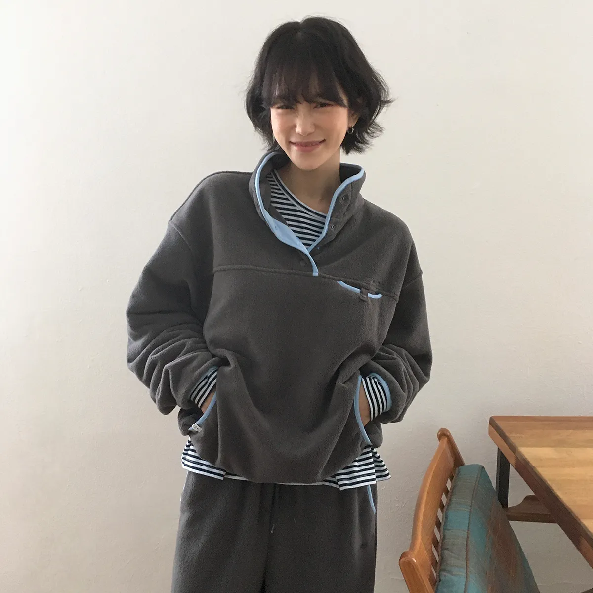 색감이 돋보이는 플리스
