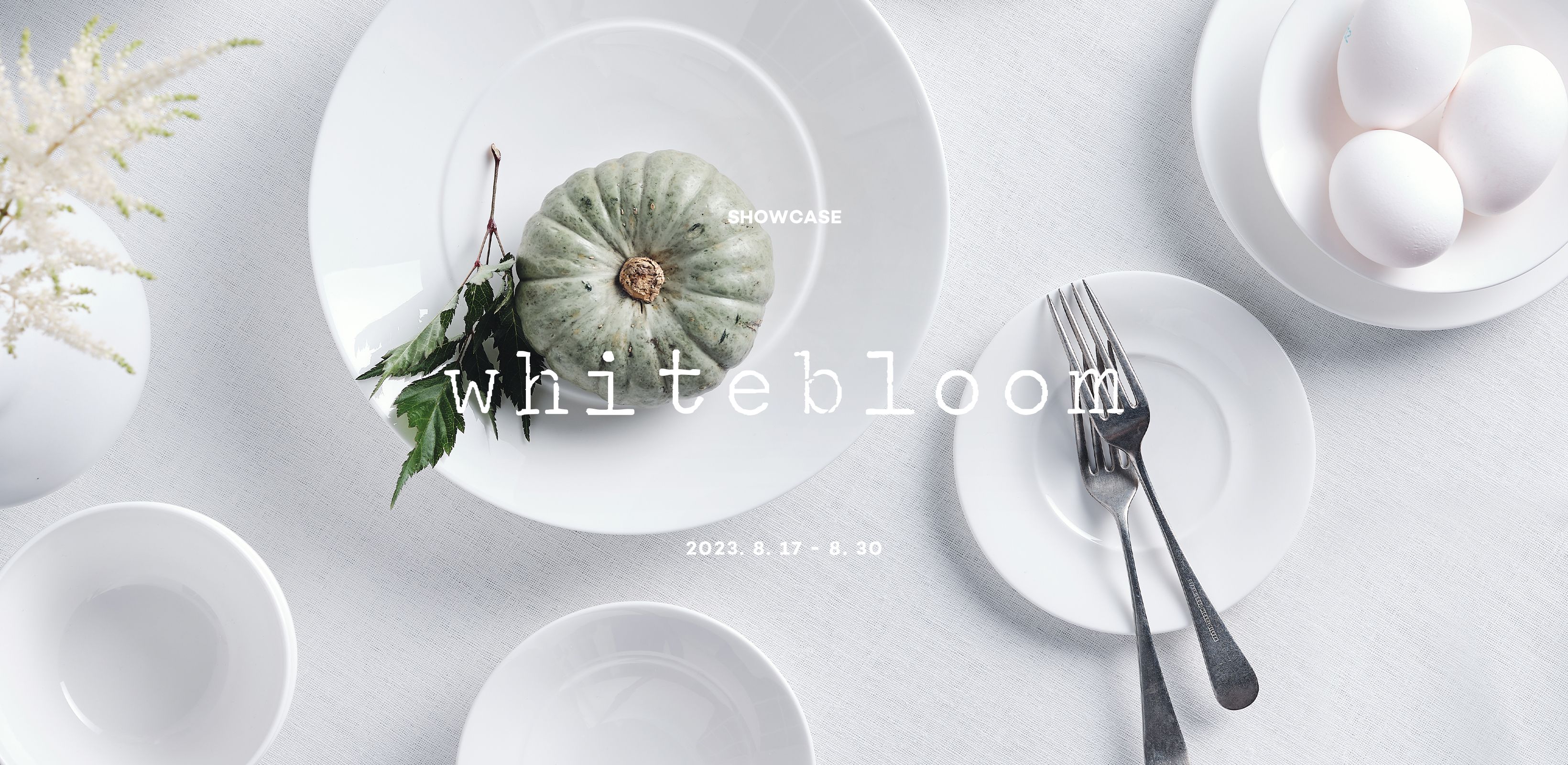 백지 위 맑고 흰빛
화이트블룸