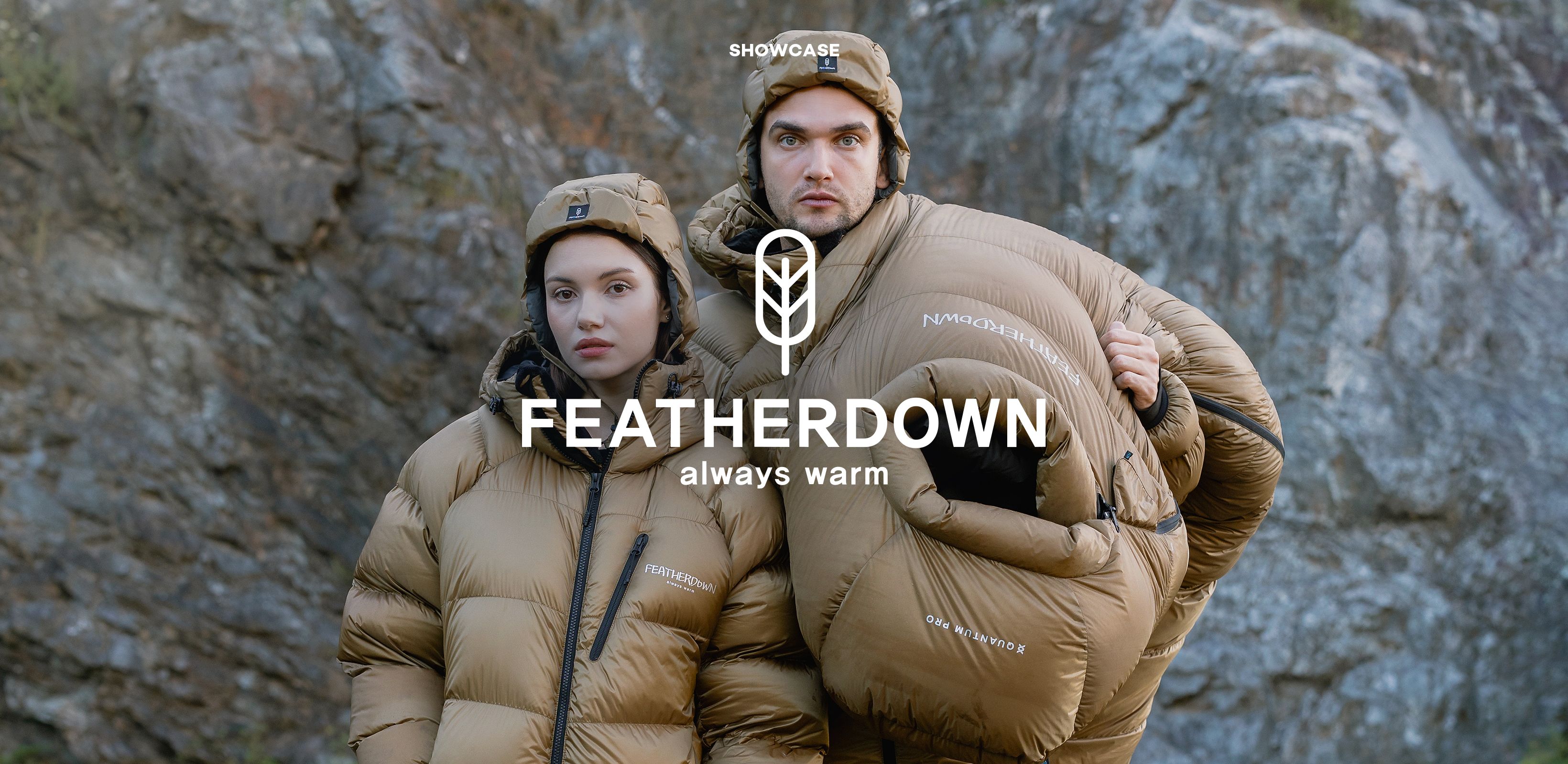 침낭 전문가가 만든 재킷
페더다운