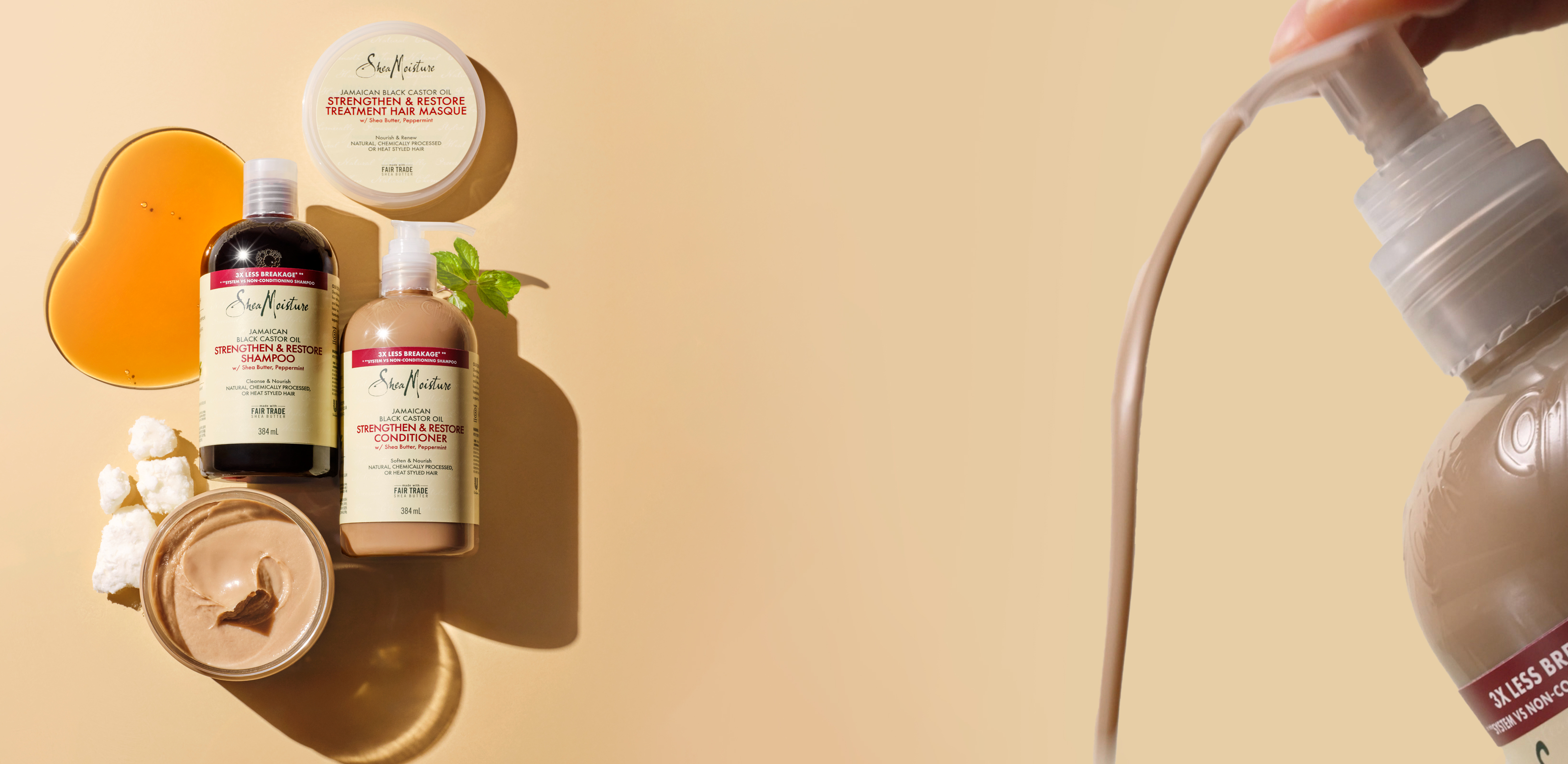 손상된 머릿결에
시어 모이스처