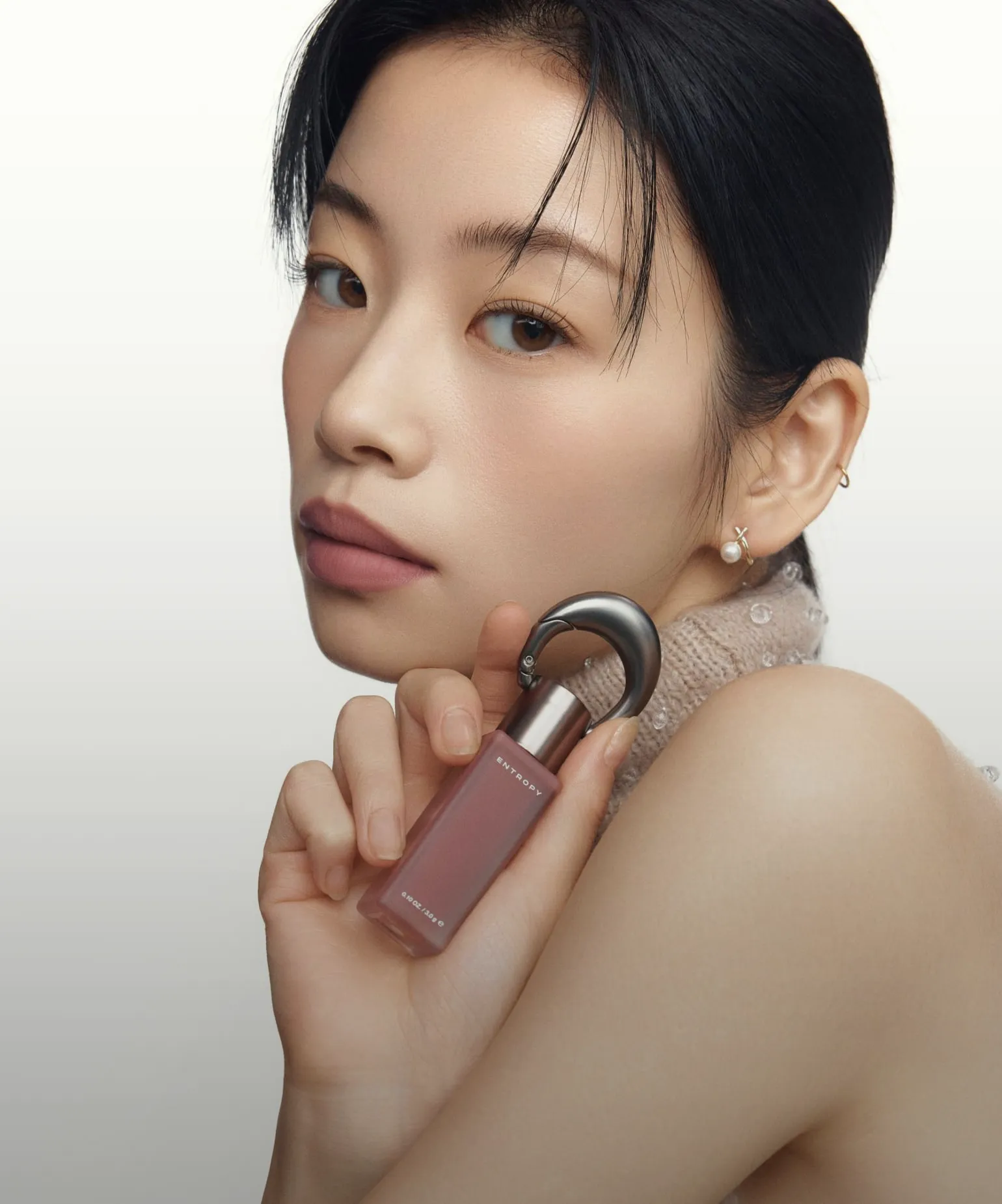 얼굴 위 
가을의 분위기