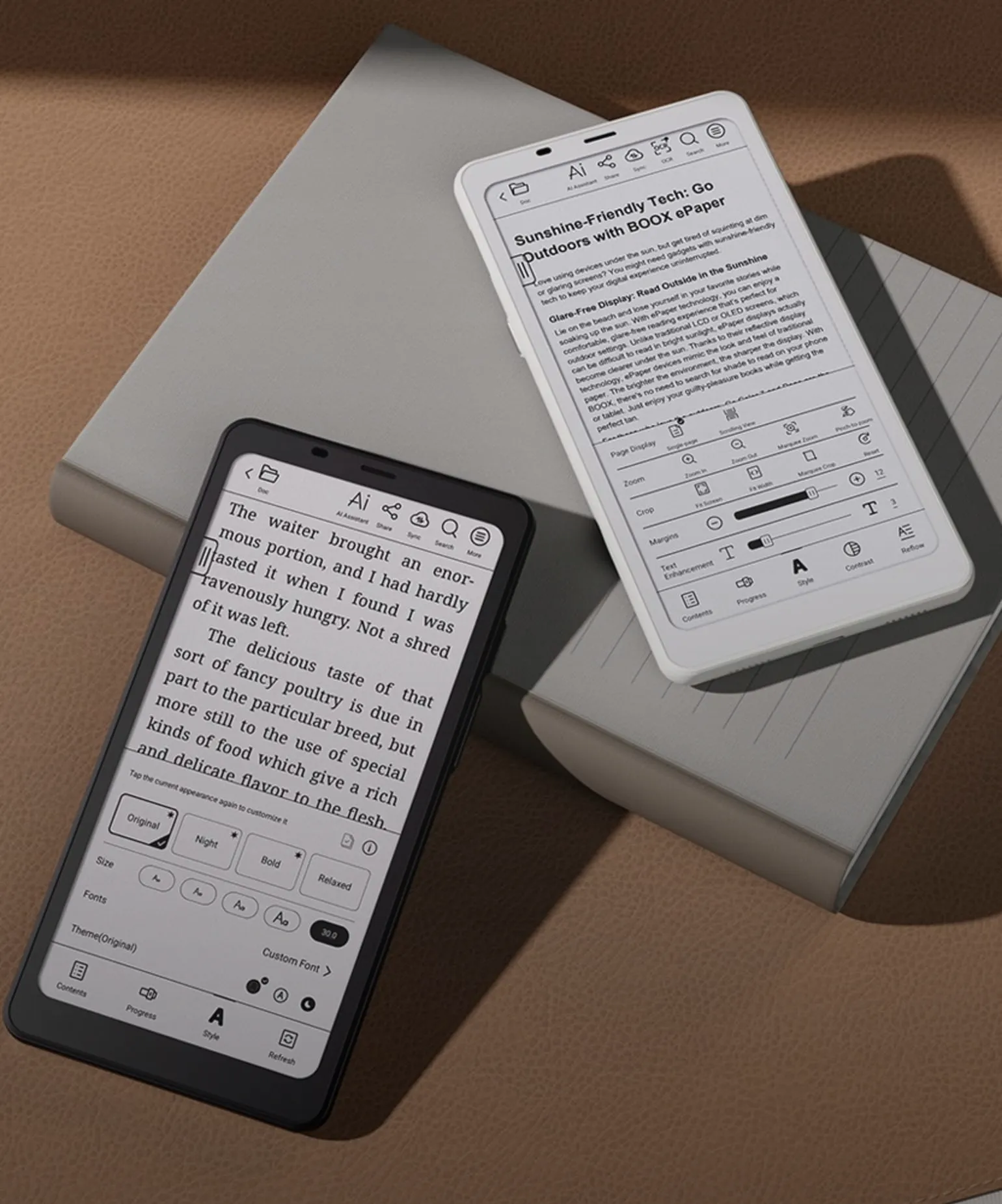 한 손으로 즐기는
수천 권의 책