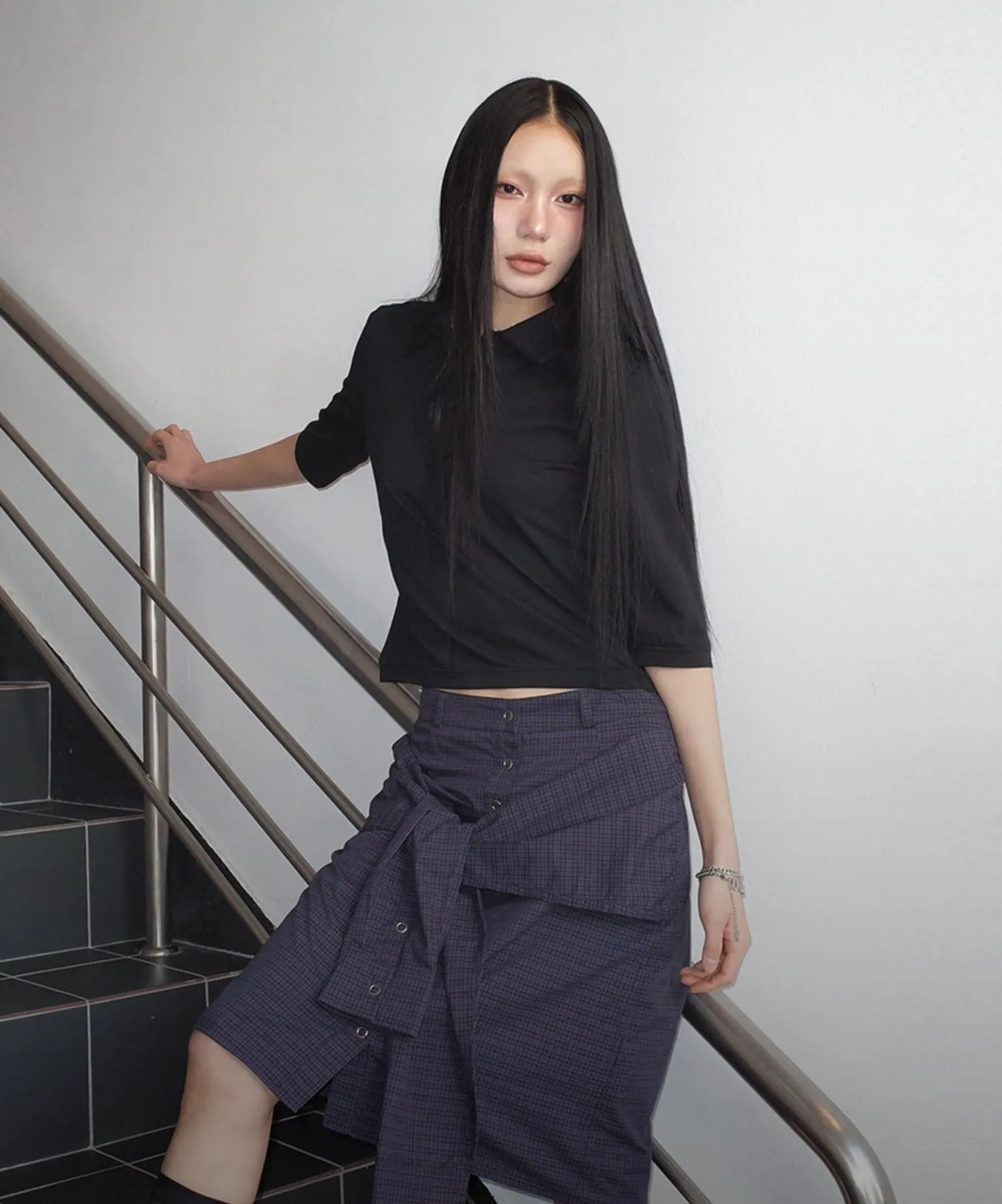 움직임이 그린 실루엣