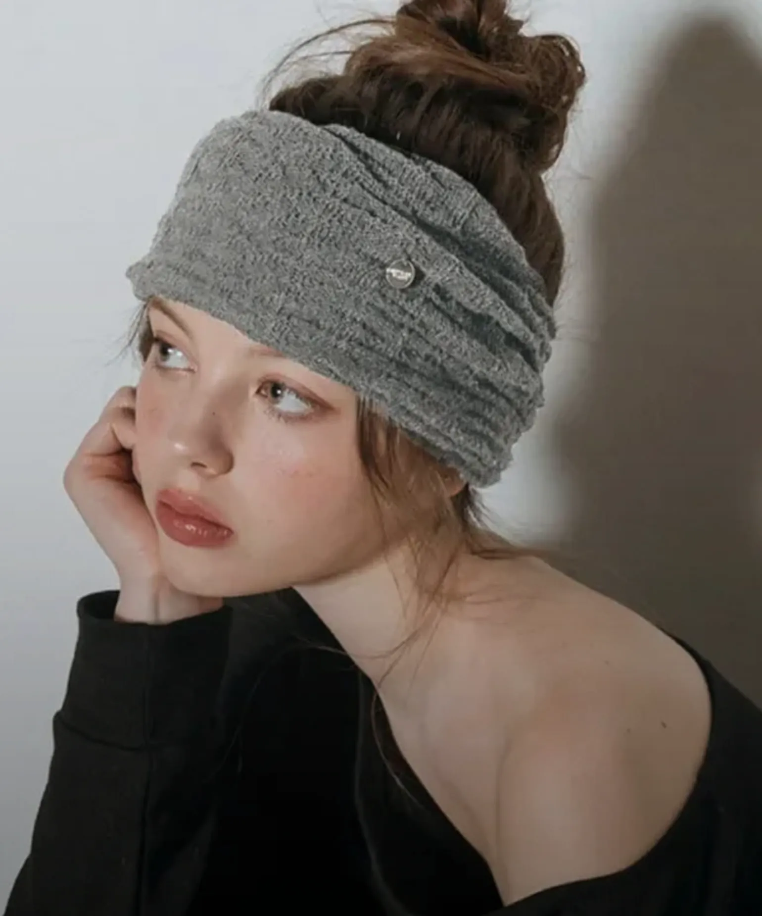 머리에 얹는 포인트