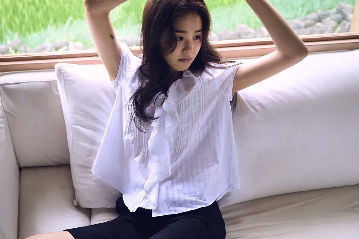 망고매니플리즈 여름 블라우스