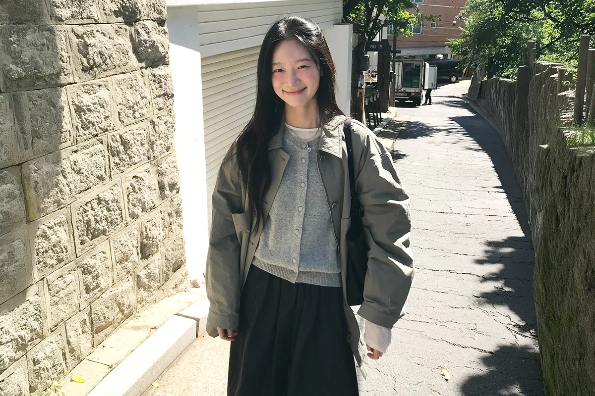 가을 겹쳐 입기