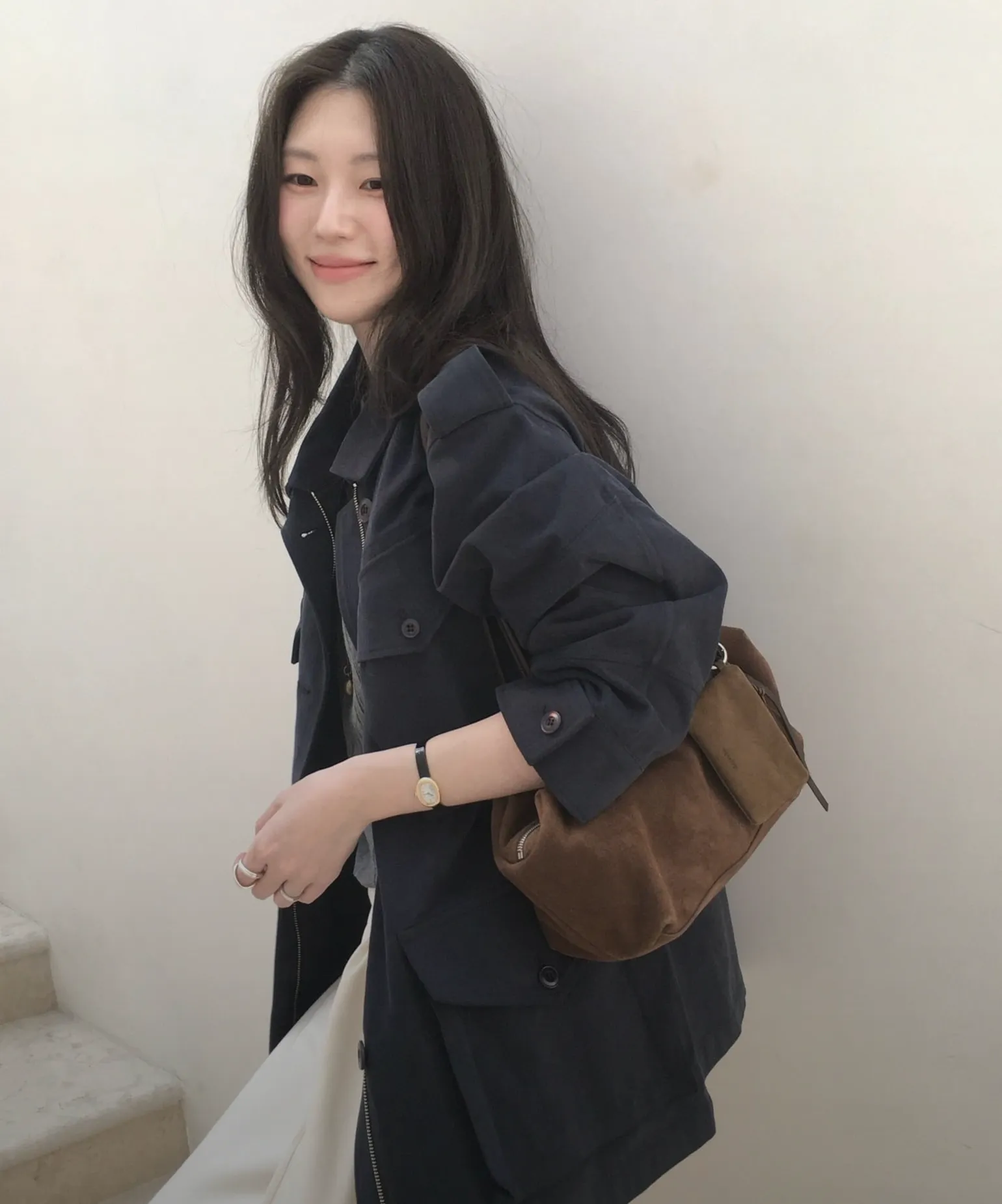 날씨가 좋아서
새 옷을 샀어요