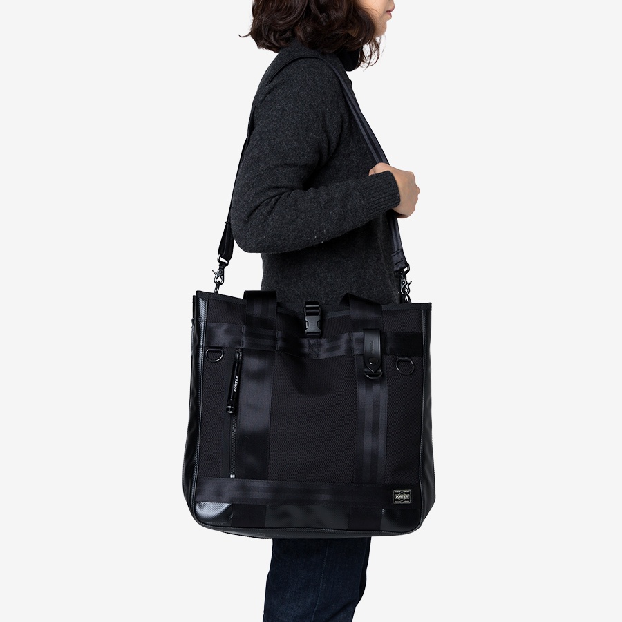 [PORTER] HEAT 2WAY TOTE BAG_BLACK