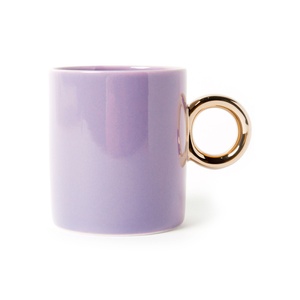 Light Purple Gold Mug