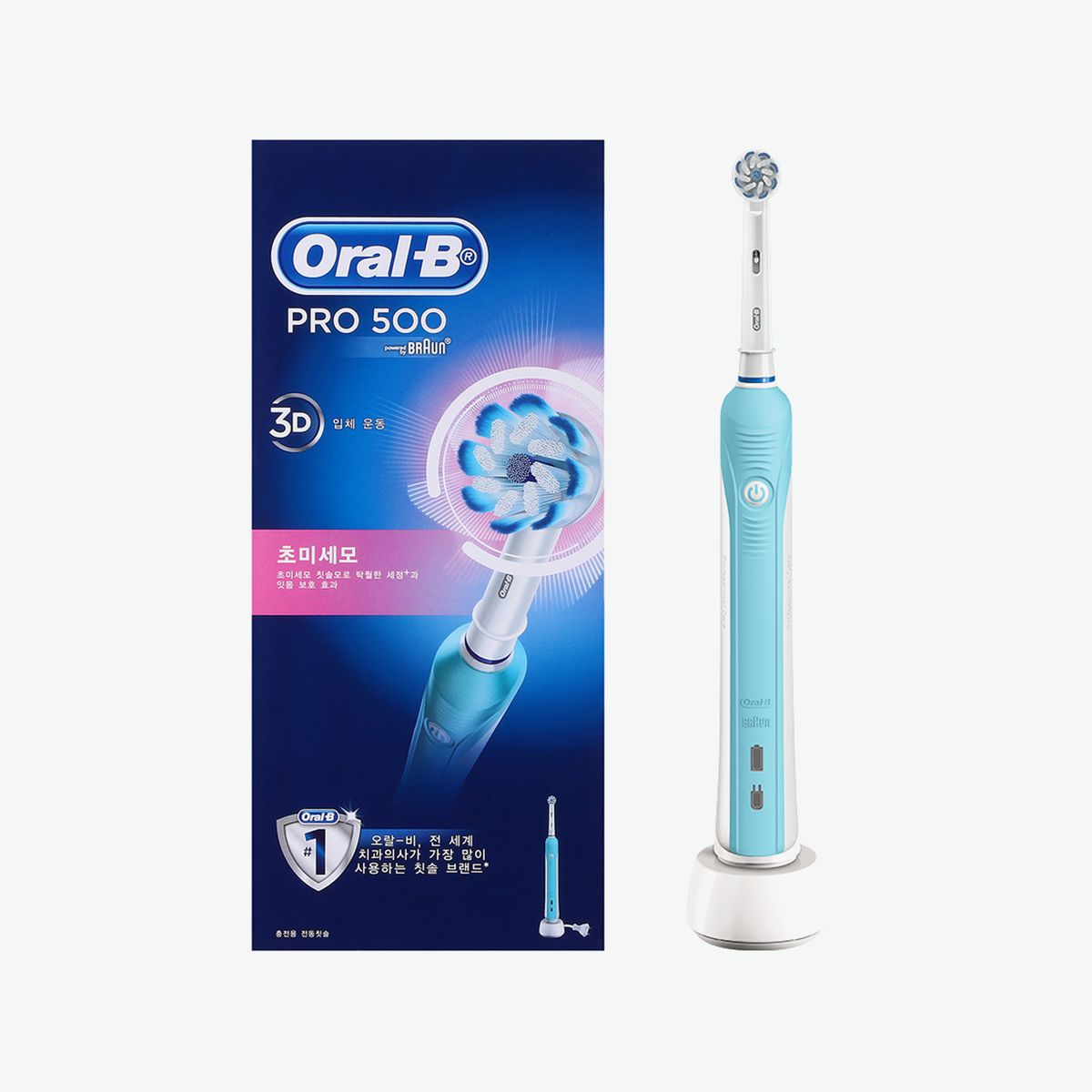 Oral-B] 오랄비 전동칫솔 Pro500 미세모 - 감도 깊은 취향 셀렉트샵 29Cm