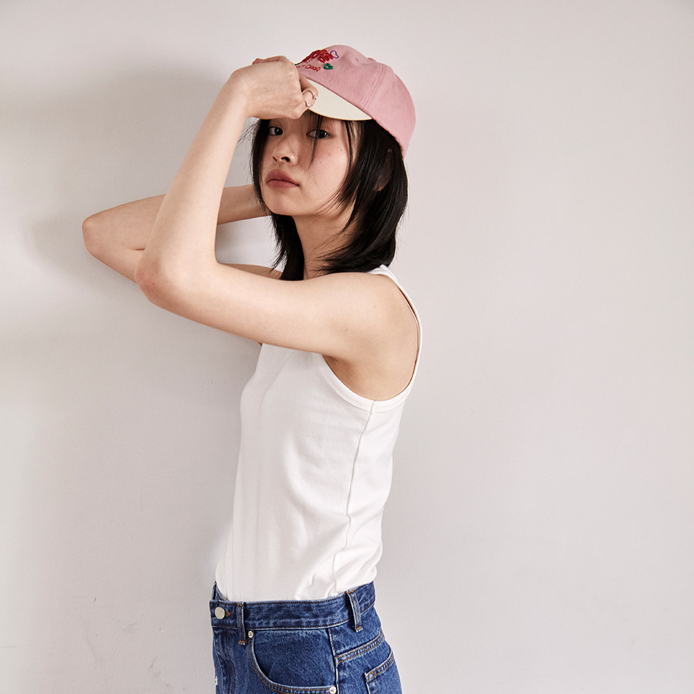 キャップ DAISY SYNDROME DAISY LOVE IS NEXT DOOR BALL CAP pink 0DS23SC Designer fashion, Seoul-fully created | W Concept