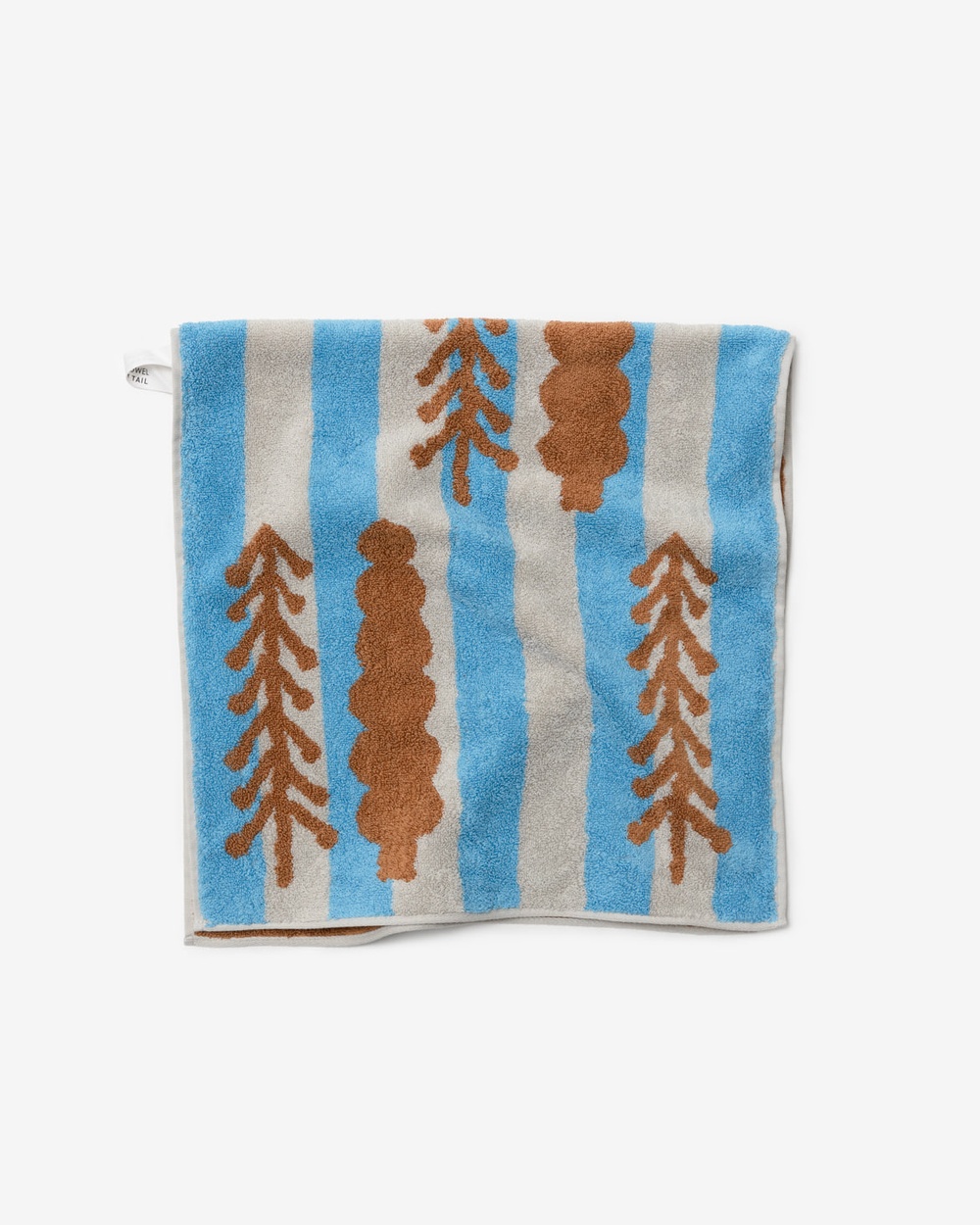 TREES FACE TOWEL - COCOA