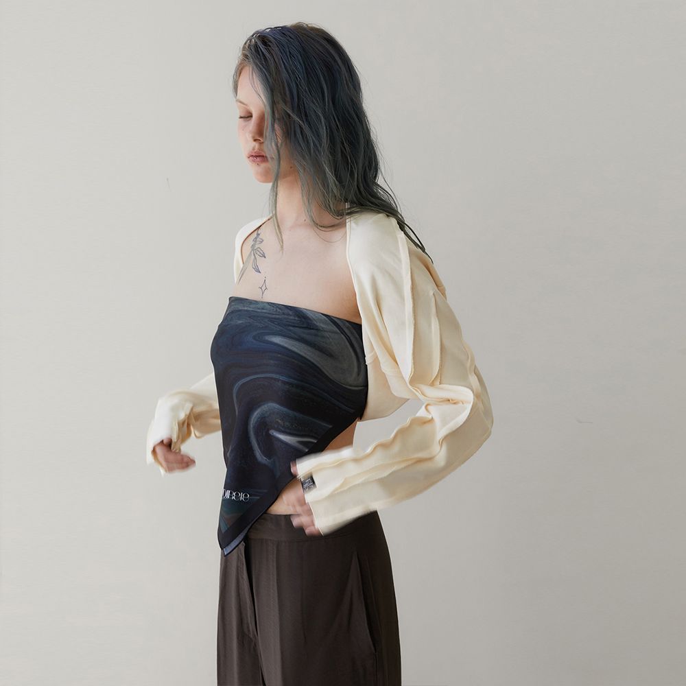 O Rvis RVIS reversible cutting bolero cream - 감도 깊은 취향 셀렉트샵 29CM