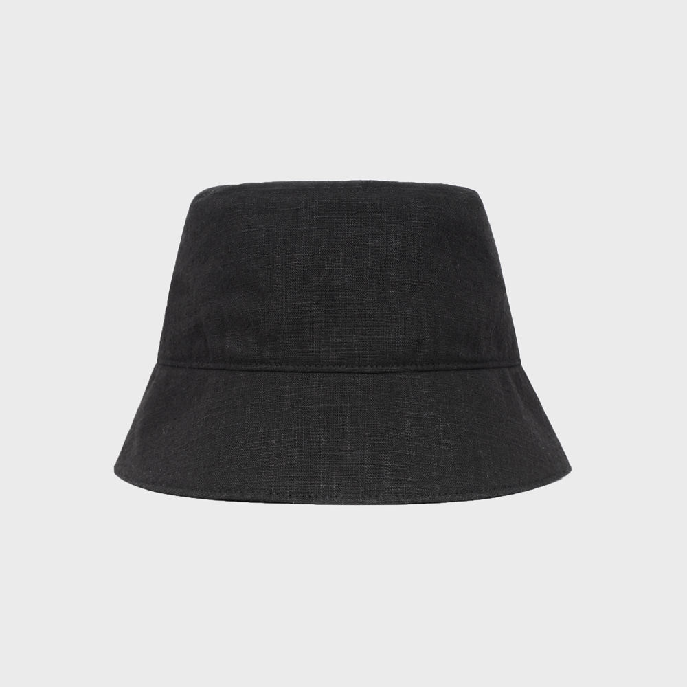 BBD Horizon Bleached Reversible Plate Bucket Hat (Black