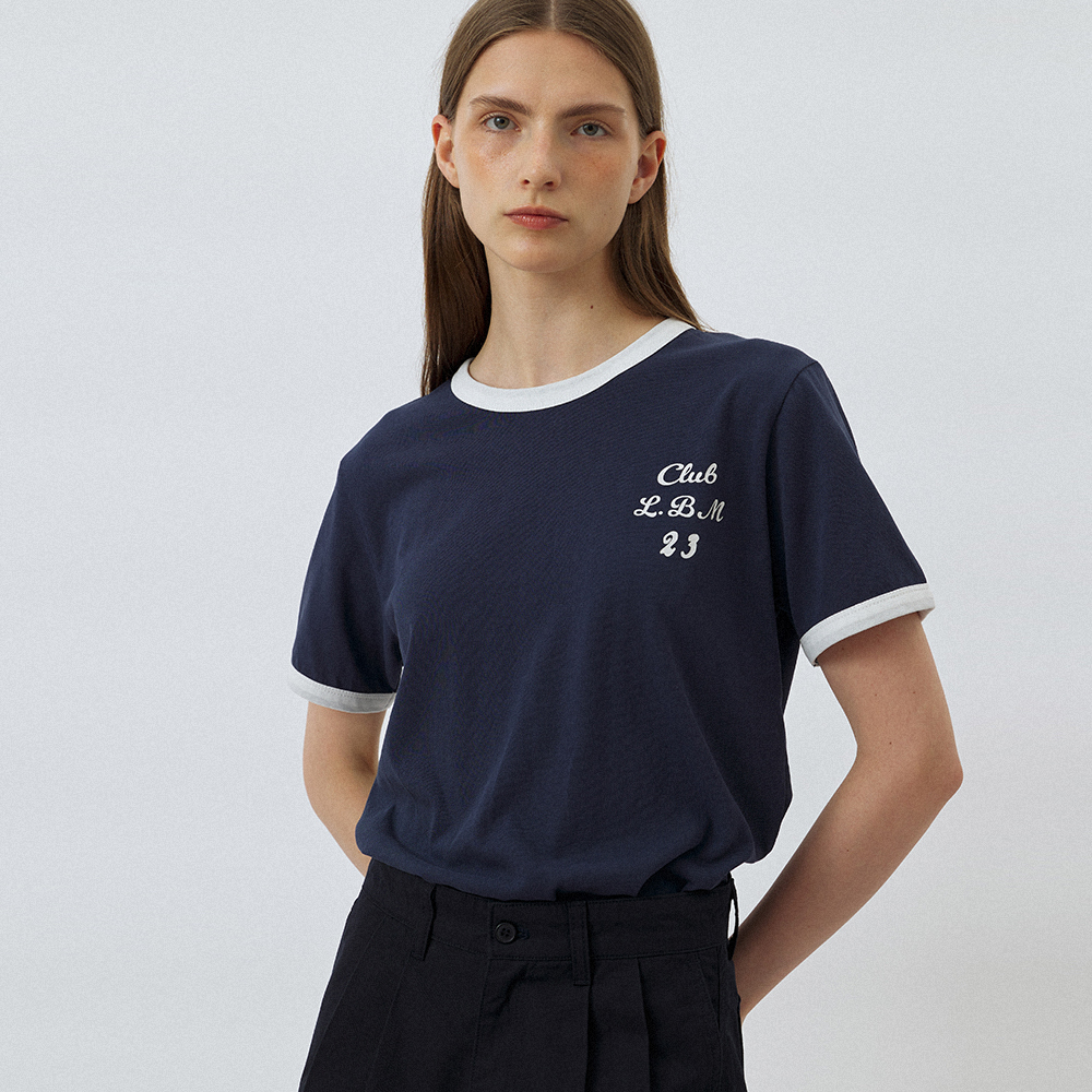 韓国おしゃれ【HOTEL PARIS CHILL】827 Ringer T-Shirt 827 Ringer T-Shirt (Terracotta) - 감도 깊은 취향 셀렉트샵 29CM