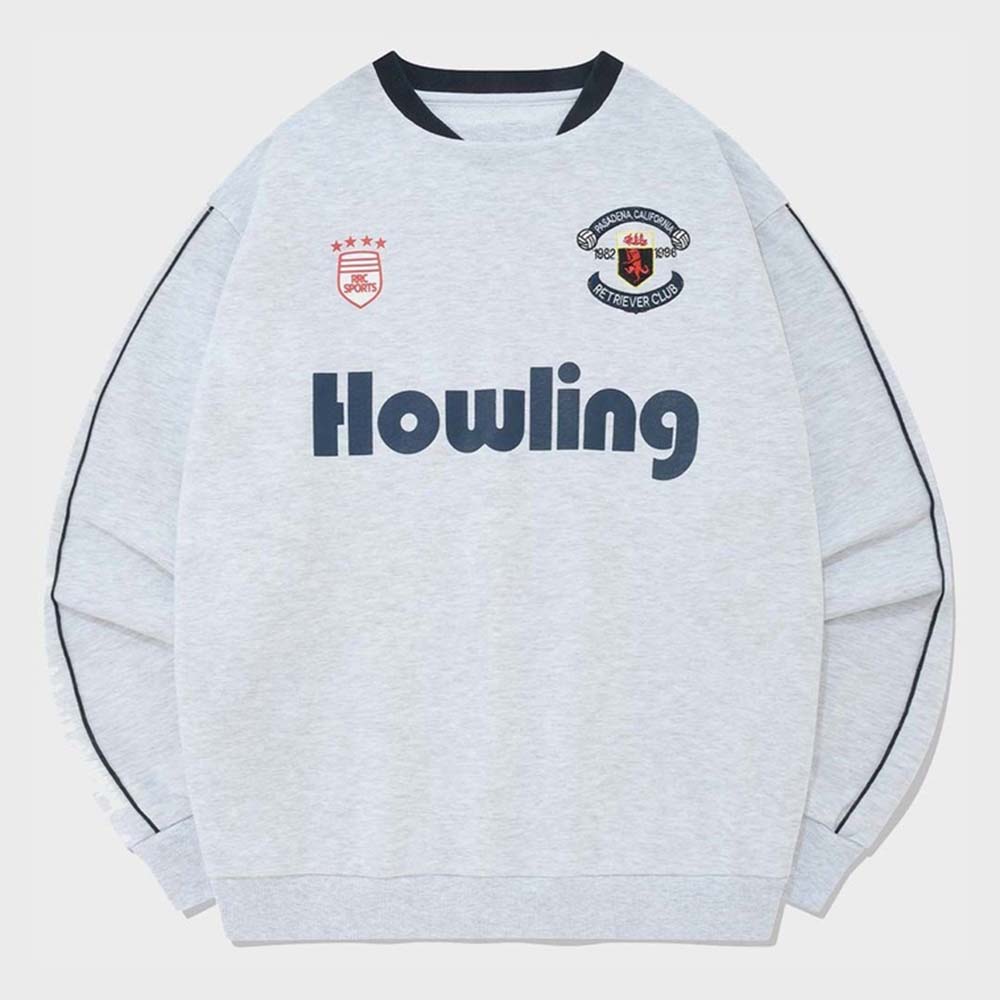 RRC SOCCER CREWNECK [MELANGE GRAY] - 감도 깊은 취향 셀렉트샵