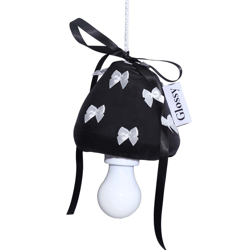 [ Glossy X LOFA SEOUL ] Mushroom Lamp (Black Ribbon)