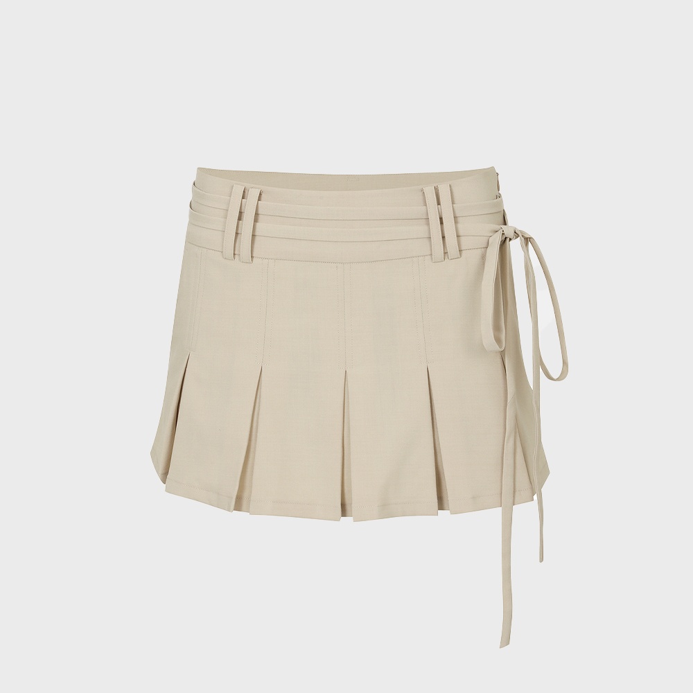 RUE PLEATS SKIRT beige - 감도 깊은 취향 셀렉트샵 29CM