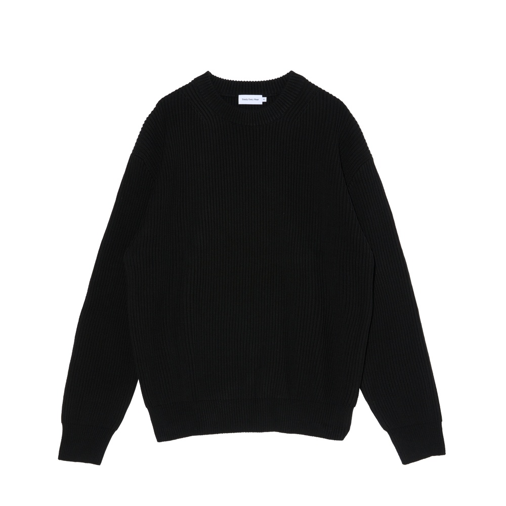 Crew Neck Cotton Rib Knit (5 colors) - 감도 깊은 취향 셀렉트샵 29CM