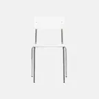 [L&C stendal] Comeback 041 Chair, White / Chrome (13391)