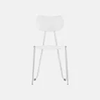 [L&C stendal] Arno 417 Chair, White / Chrome (13386)