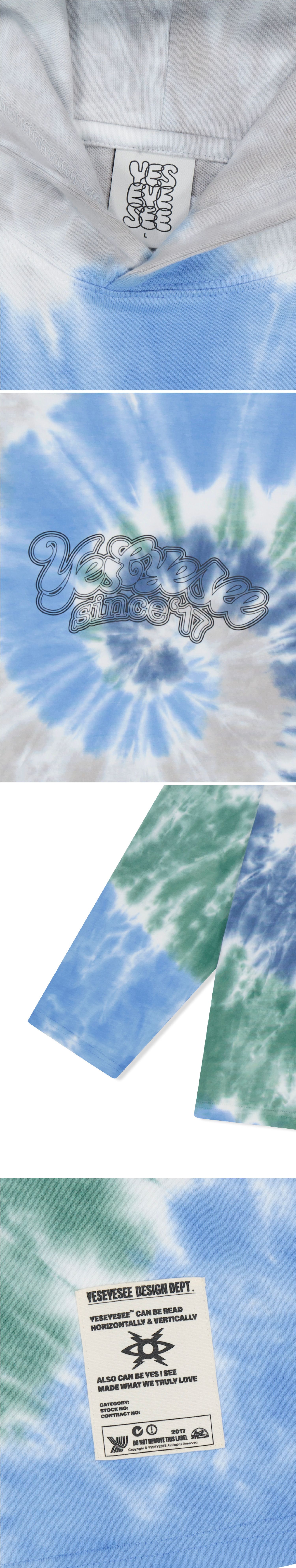 [YESEYESEE]★Y.E.S Dyed Single Hoodie Y.E.S Dyed Single Hoodie Blue - 감도 깊은 취향 셀렉트샵 29CM