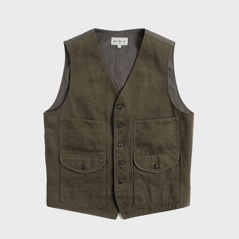 10 MOLESKIN VEST (olive green) 감도 깊은 취향 셀렉트샵 29CM
