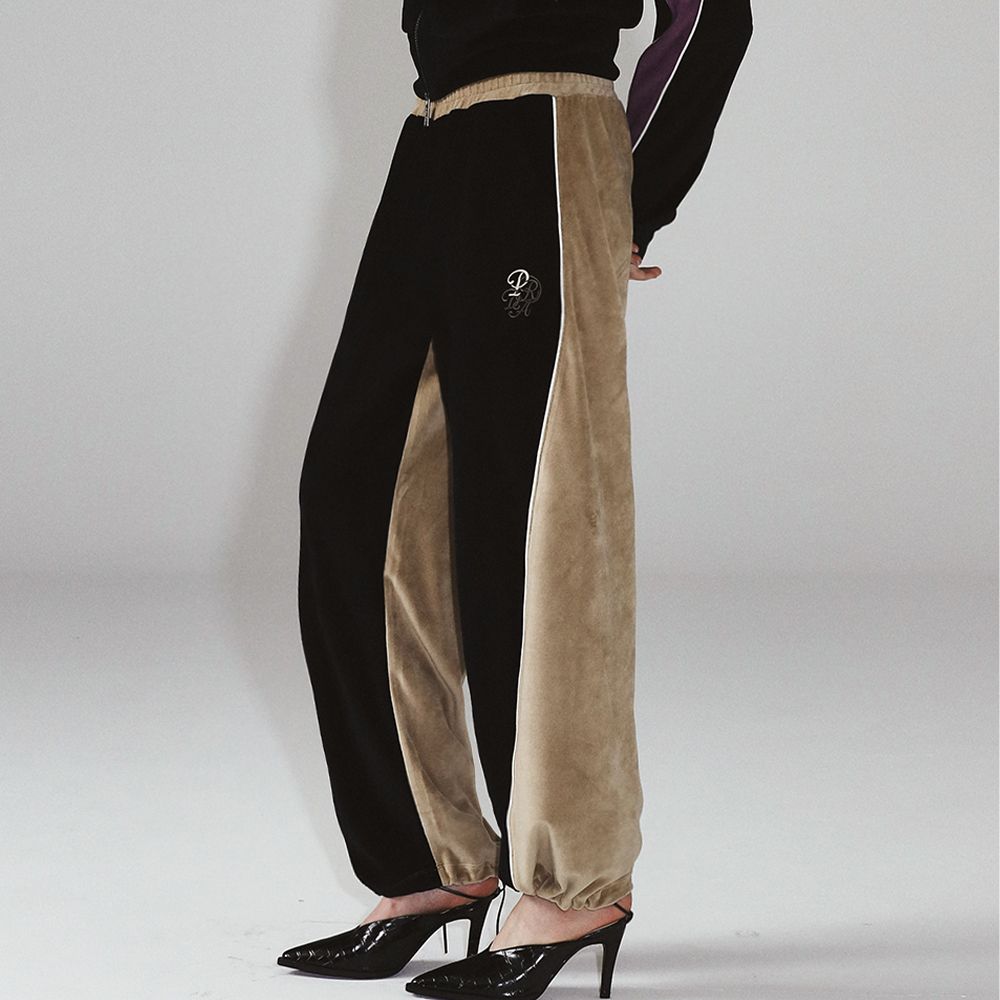 VELOUR JOGGER PANTS BLACK 감도 깊은 취향 셀렉트샵 29CM